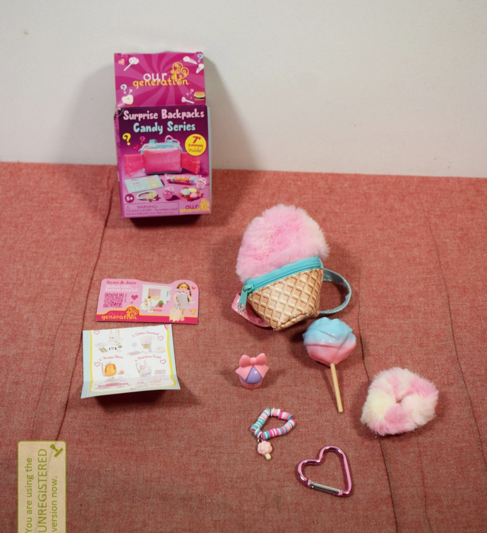 Our Generation Surprise Backpacks Candy Series
